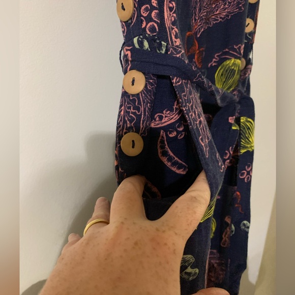 ModCloth Elated All Over cropped Jumpsuit - Picture 8 of 9